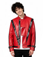 Faux Leather Costume Jacket 80s Pop Star - Image 3