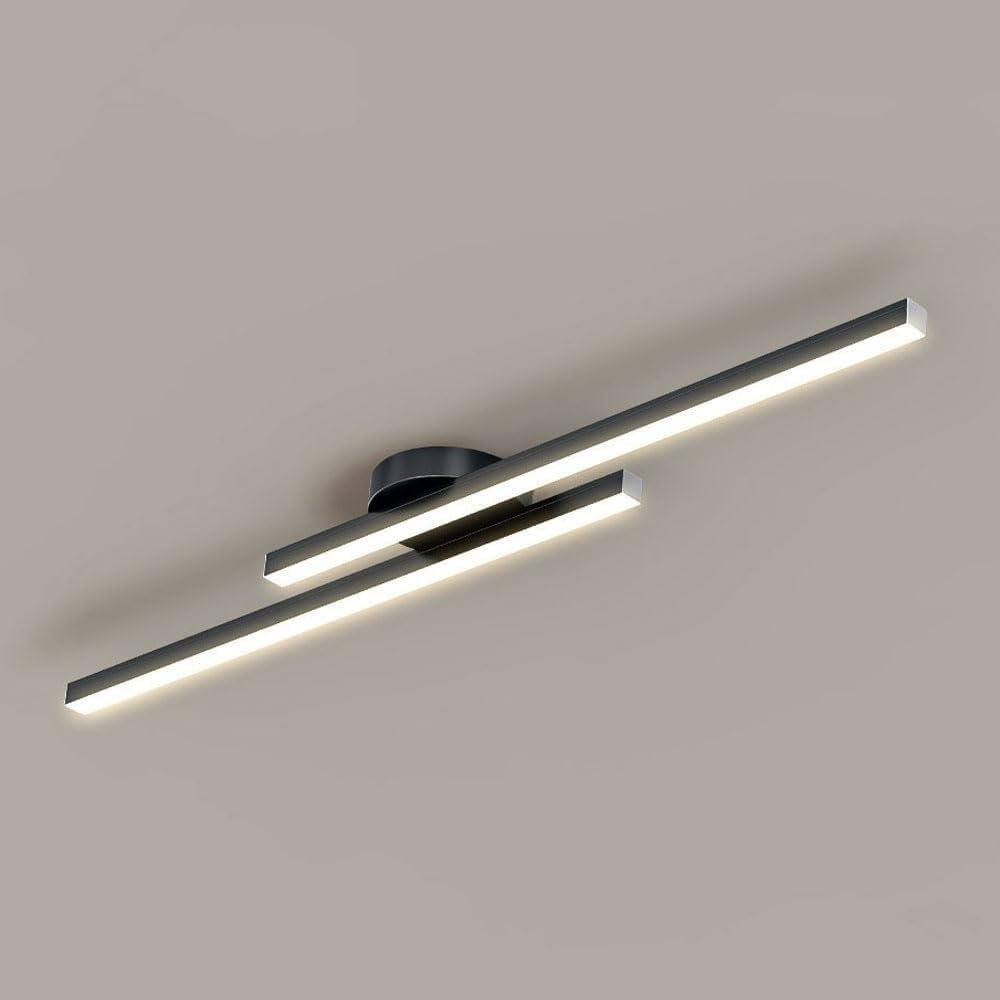 Ultra-Slim Linear Aluminum LED Ceiling Light Flush Mount