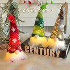 Scandinavian Plush Christmas Gnome LED Light Up - Image 3