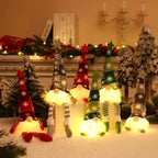 Scandinavian Plush Christmas Gnome LED Light Up - Image 5