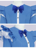 Kids Adults Blue Doll Dress Costume - Image 11
