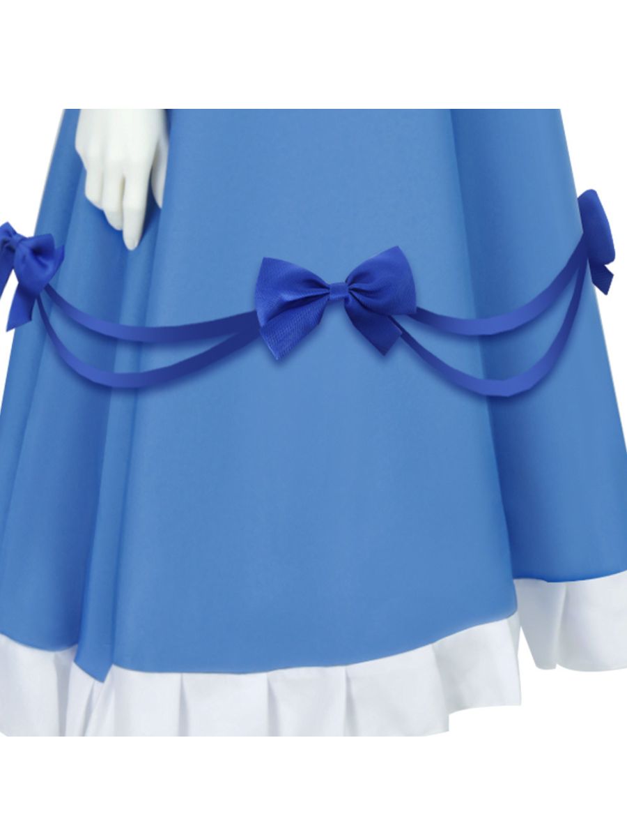 Kids Adults Blue Doll Dress Costume - Image 13