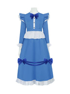 Kids Adults Blue Doll Dress Costume - Image 14
