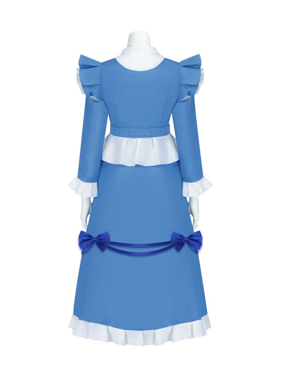 Kids Adults Blue Doll Dress Costume - Image 15