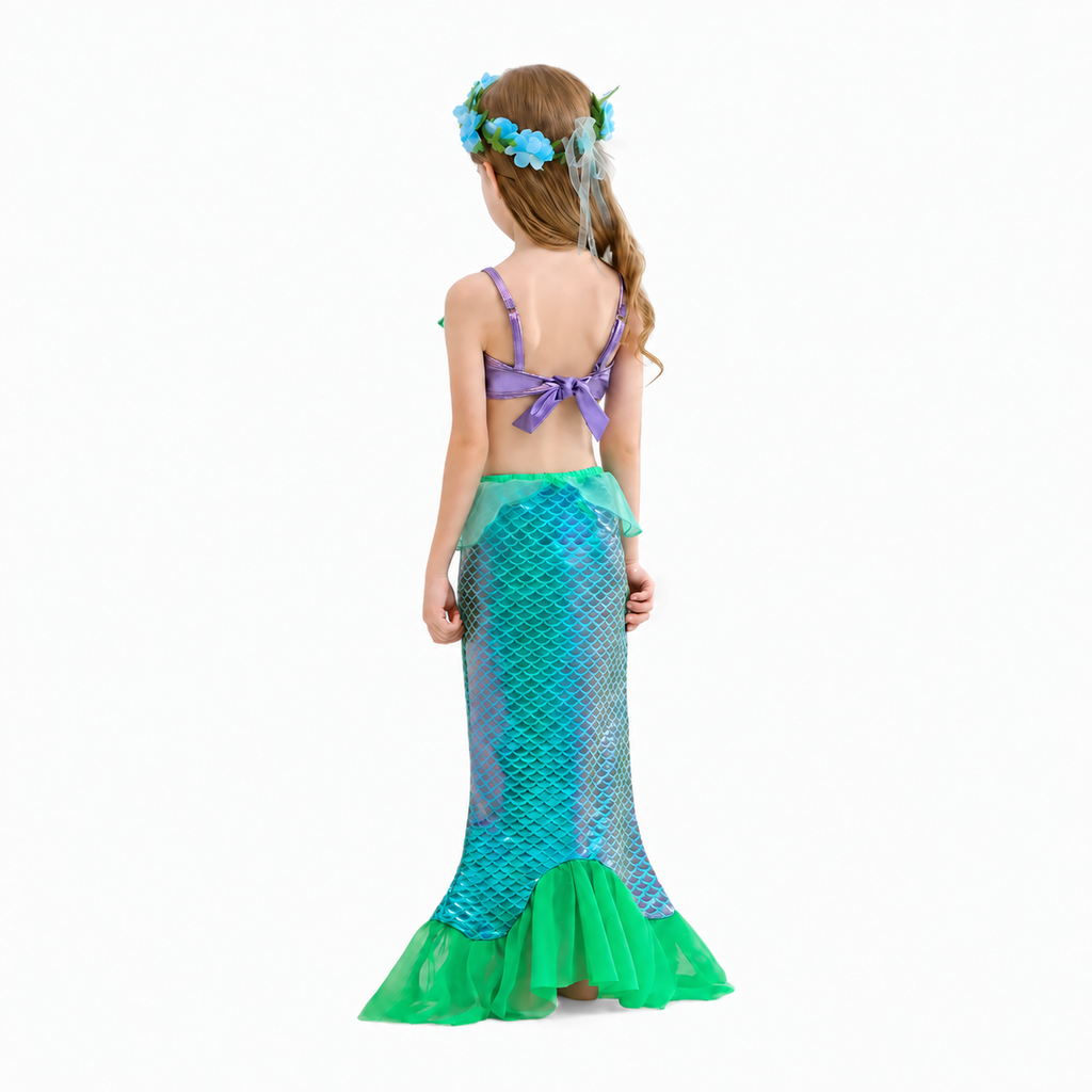 Kids Mermaid Costume Set - Image 3