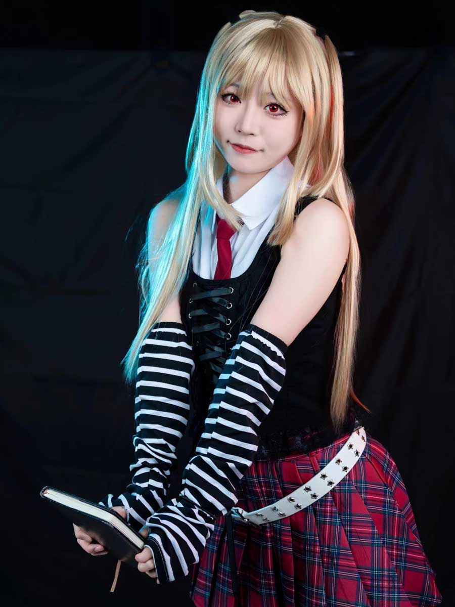 Women 9 Piece Misa Amane Cosplay Costume Set - Image 5