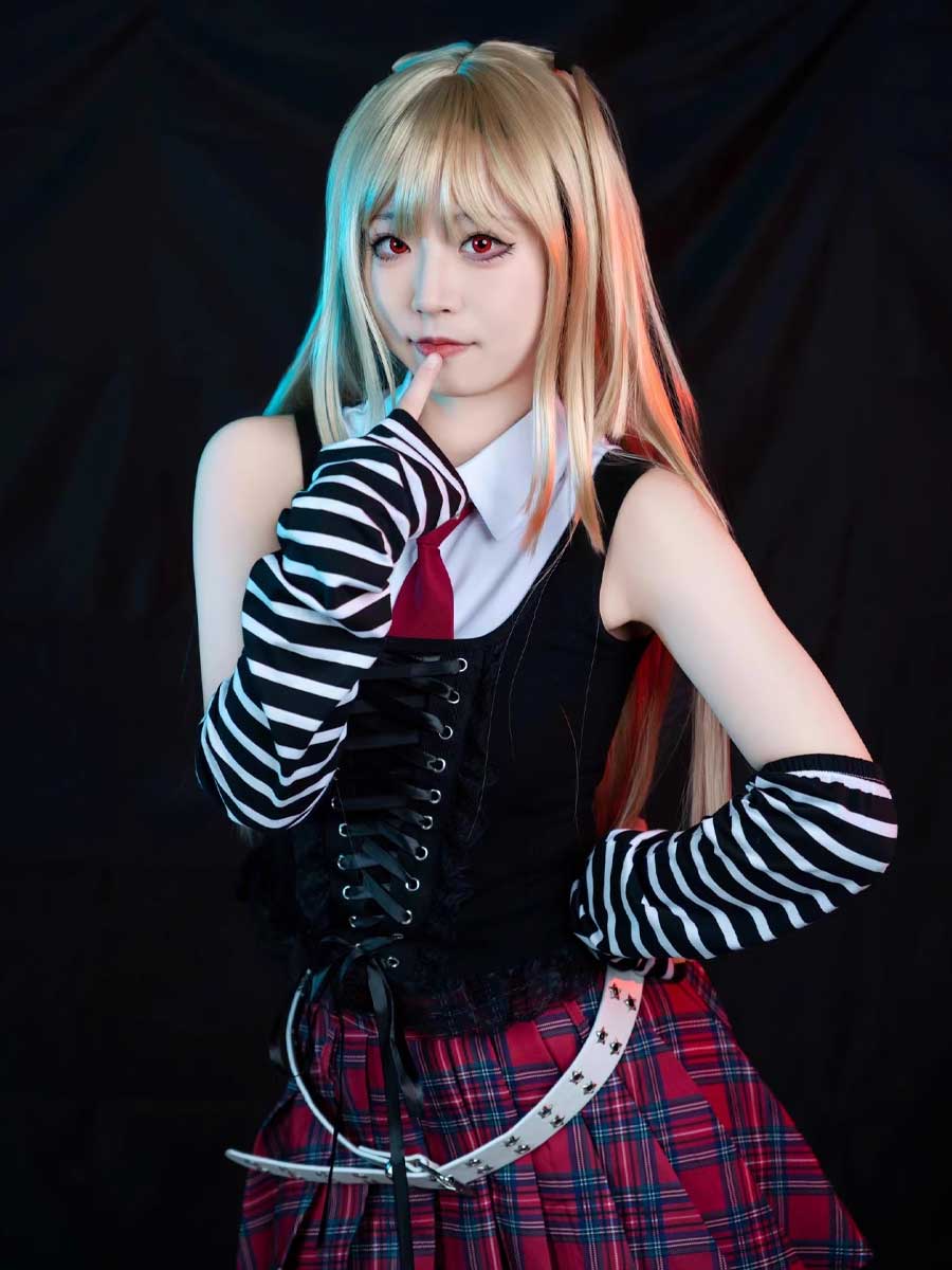 Women 9 Piece Misa Amane Cosplay Costume Set - Image 4