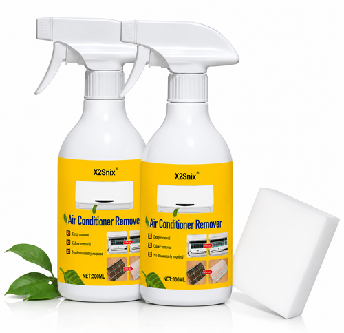 2 Bottle Air Conditioner Cleaner Spray Kit