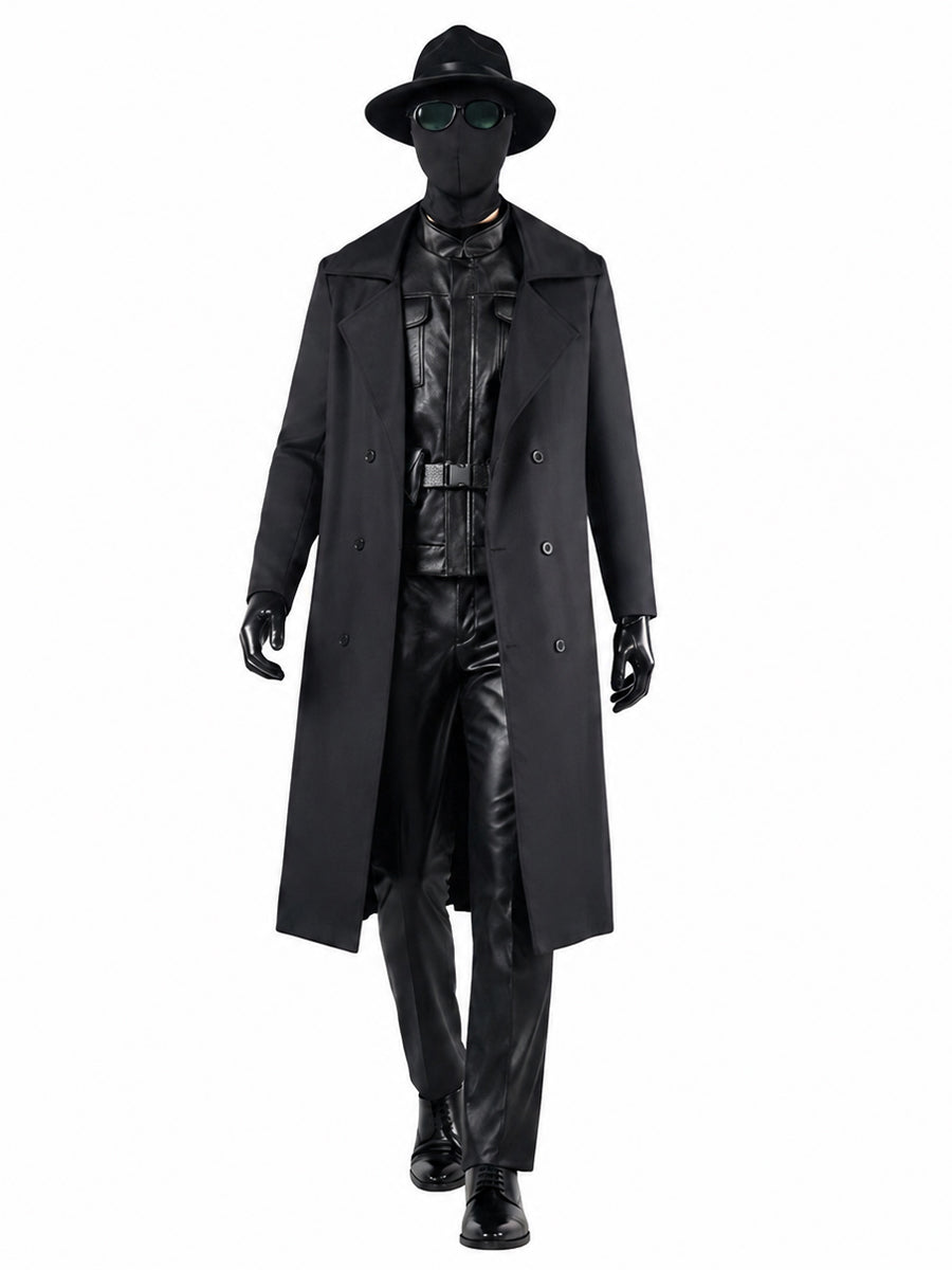Adult Noir Detective Cosplay Costume - Image 2