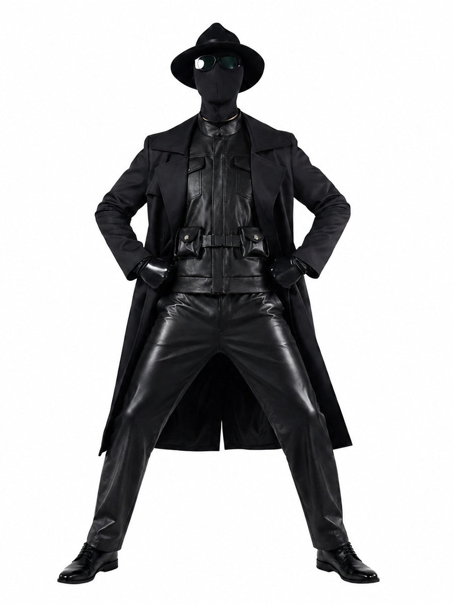 Adult Noir Detective Cosplay Costume - Image 4
