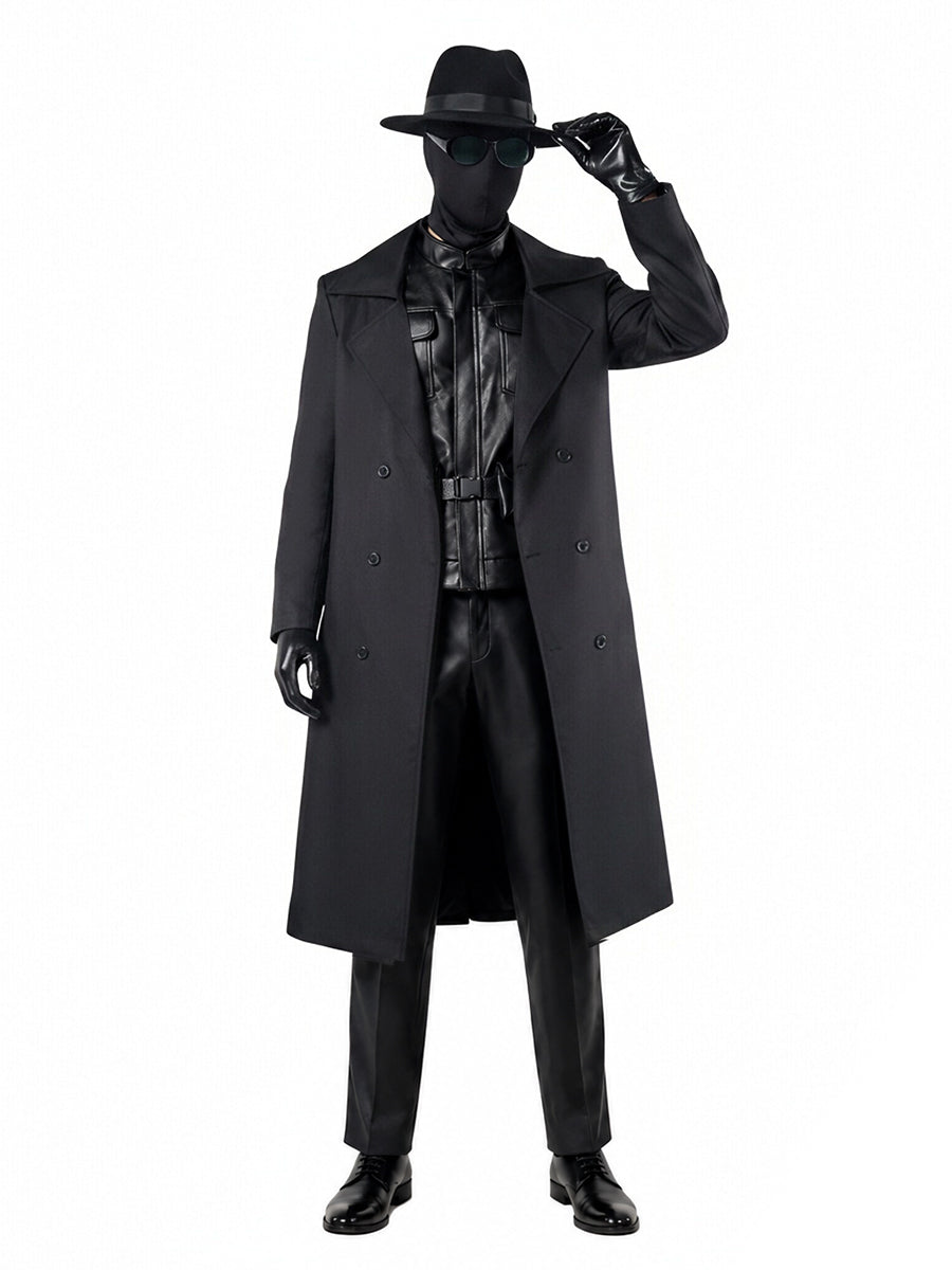 Adult Noir Detective Cosplay Costume