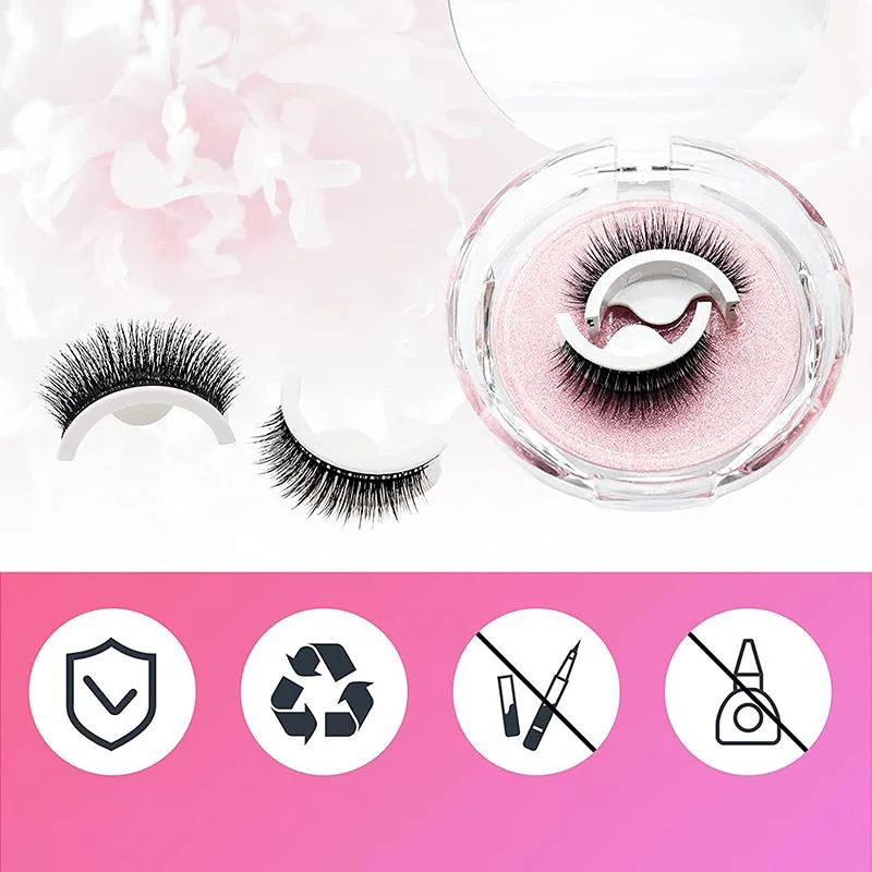 Reusable Self-Adhesive False Eyelashes Quick Application Natural Look - Image 10