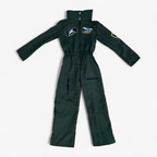 Pilot Costume for Kids with Emblems and Pockets