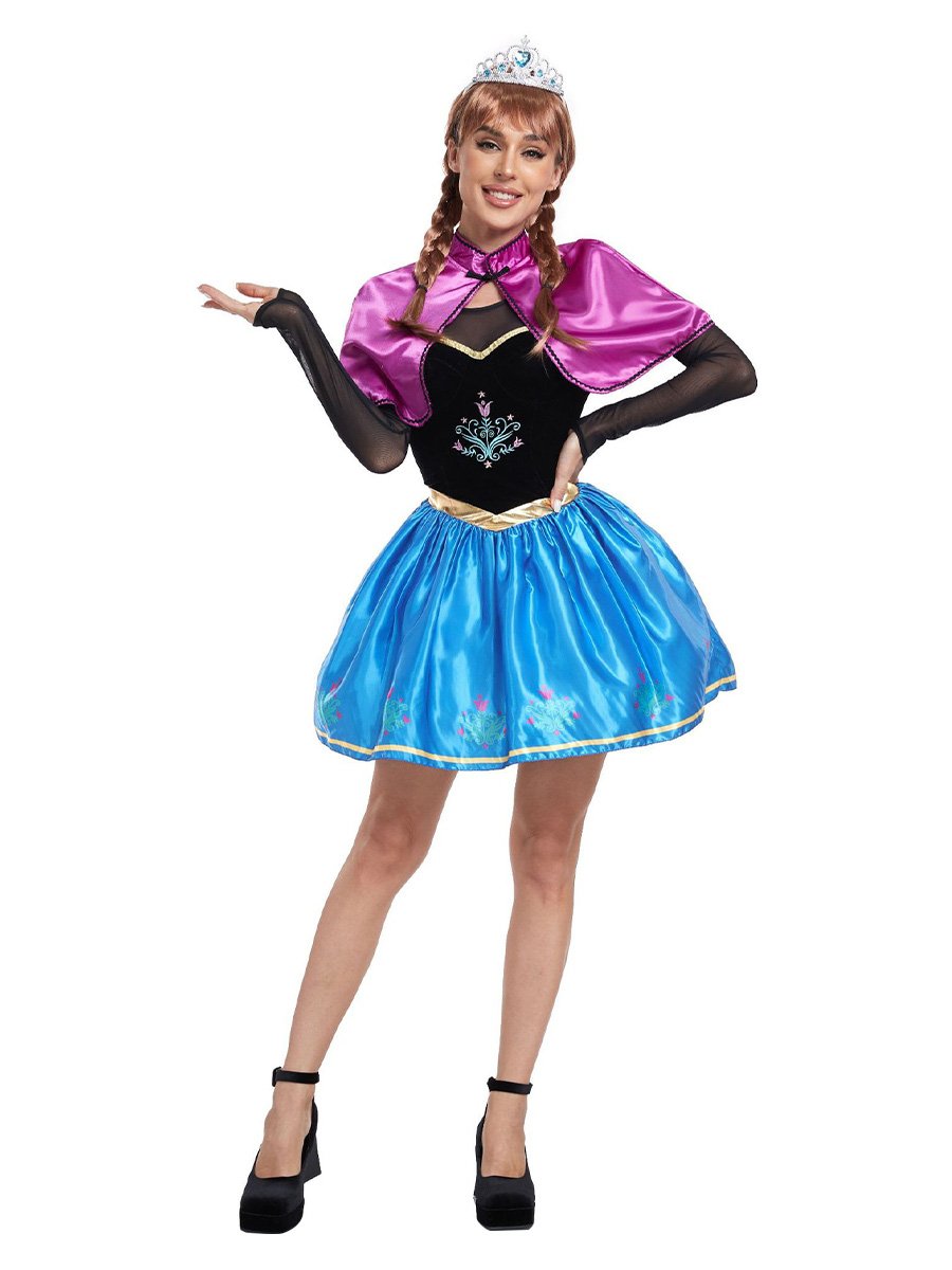 Adult 3 Piece Velvet Ice Queen Costume