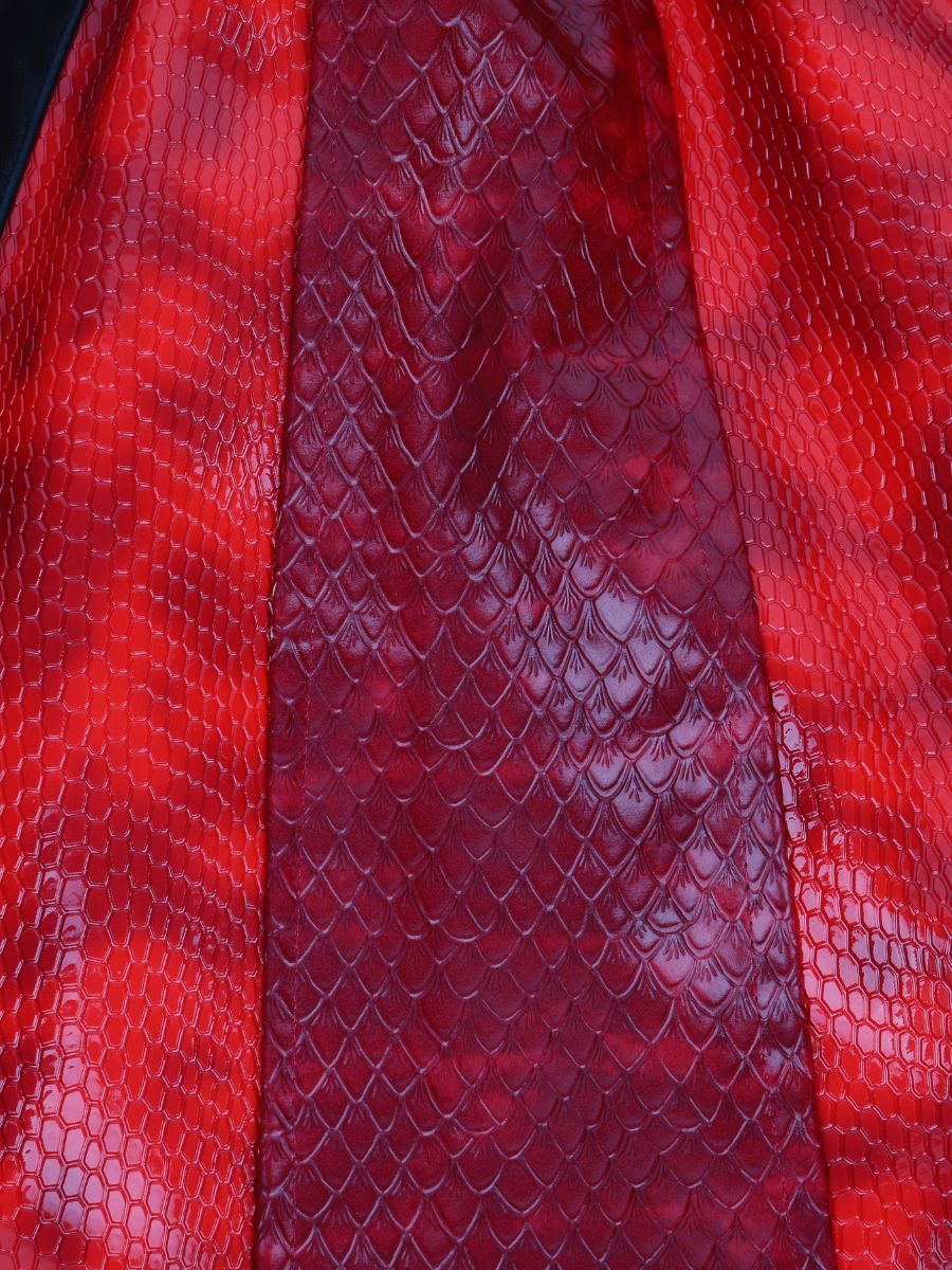 6 Piece PU Leather Red Princess Cosplay Costume - Image 14