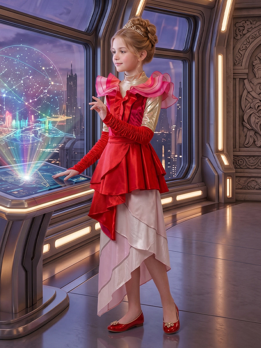 Women Red Queen Cosplay Costume - Image 5