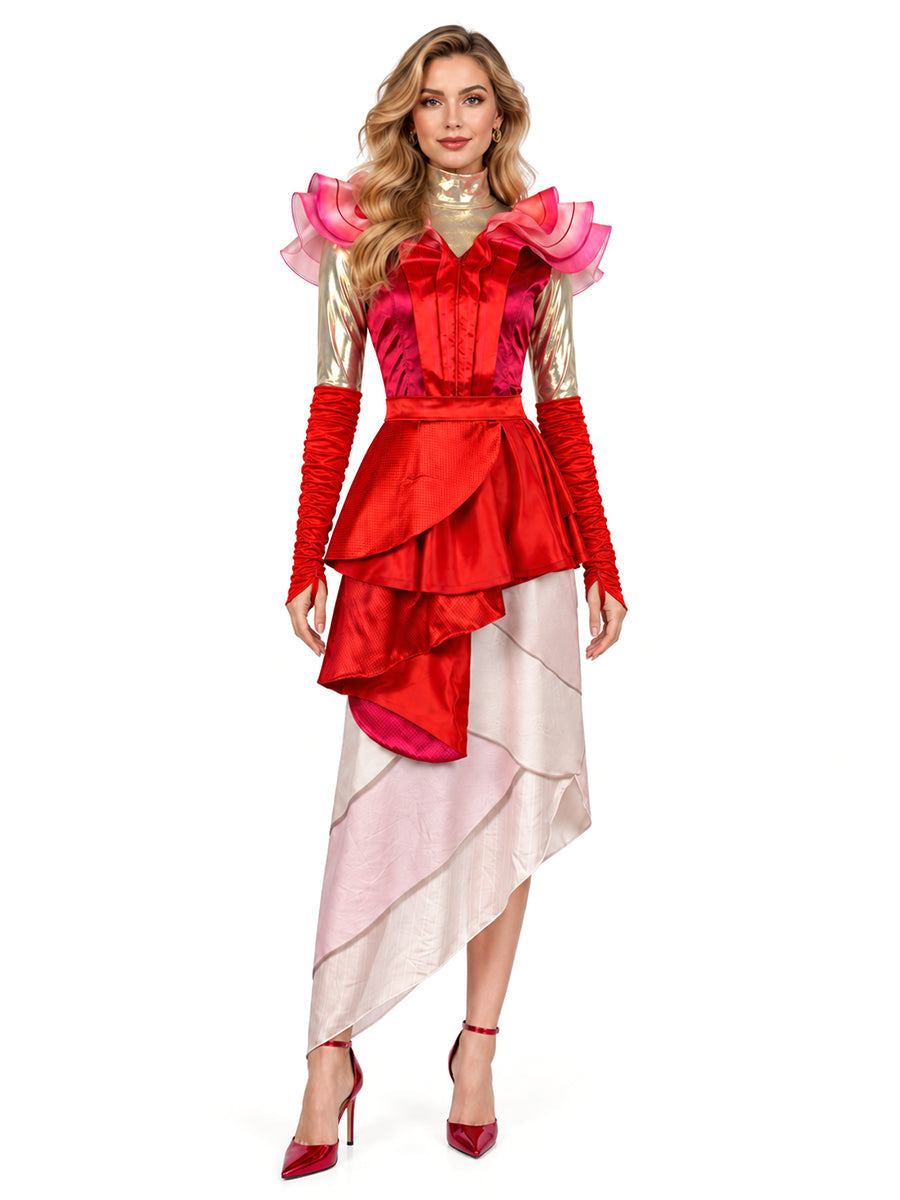 Women Red Queen Cosplay Costume - Image 6