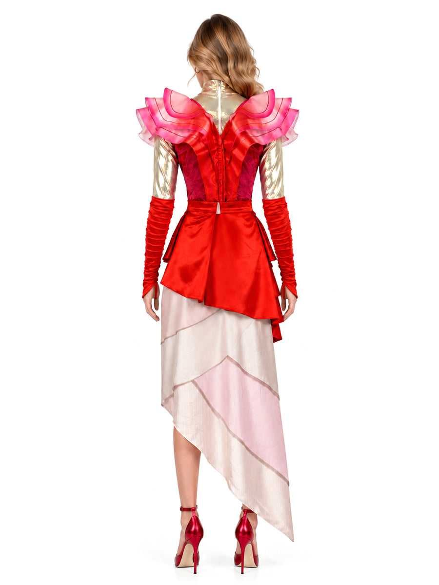 Women Red Queen Cosplay Costume - Image 8