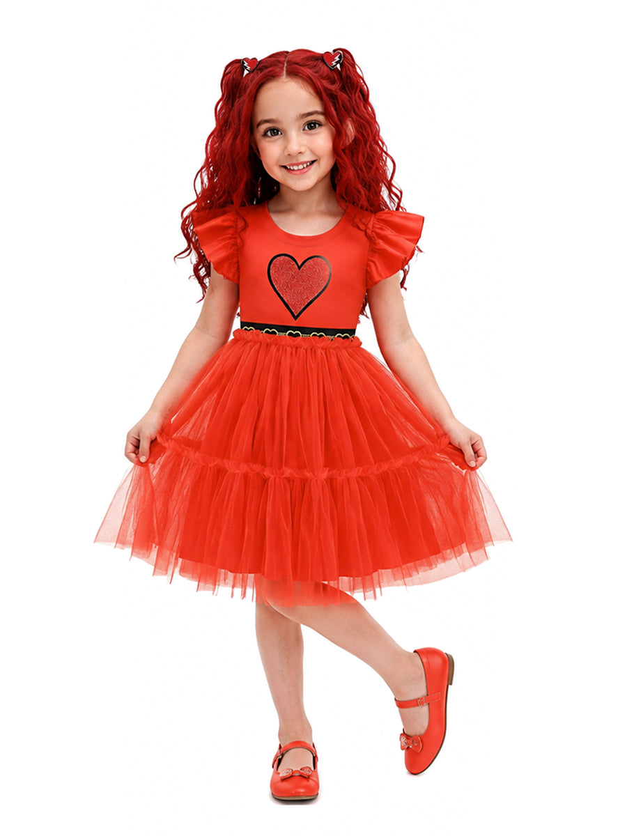 Girls Tulle Princess Costume Dress