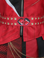 Halloween Costume Womens Red Princess Rocker Cosplay Set - Image 13