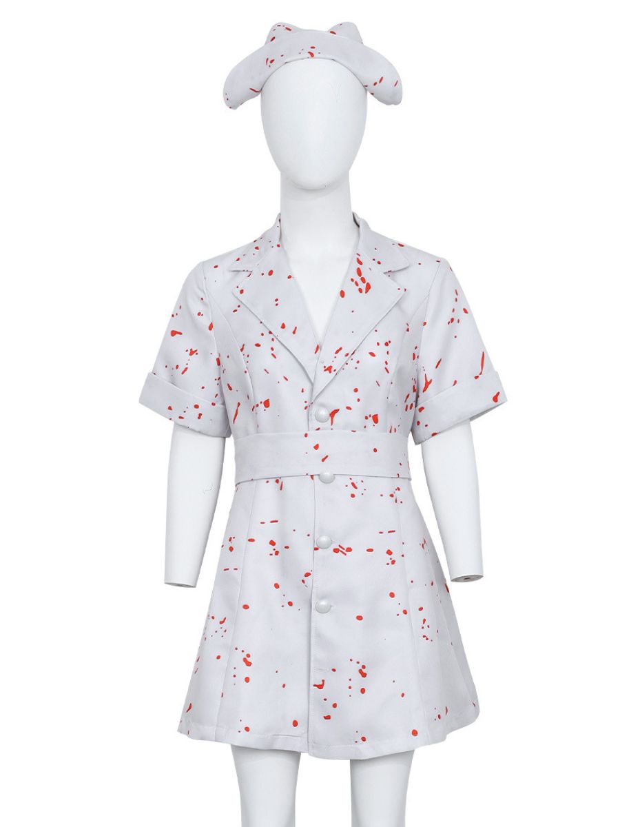 Women Bloody Nurse Costume - Image 5