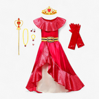 Costume de princesse royale avec accessoires