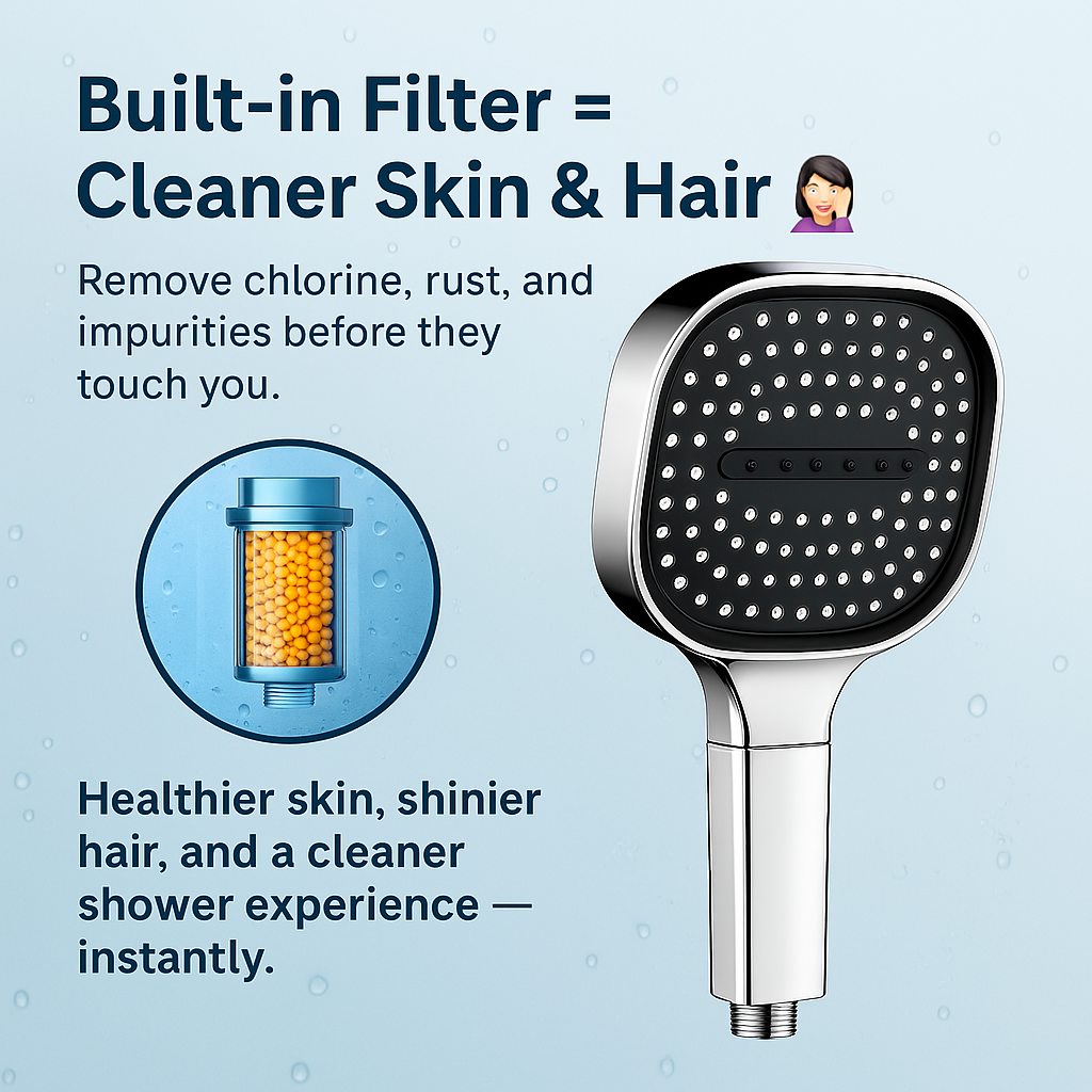 Filtered Shower Head High Pressure - Image 5