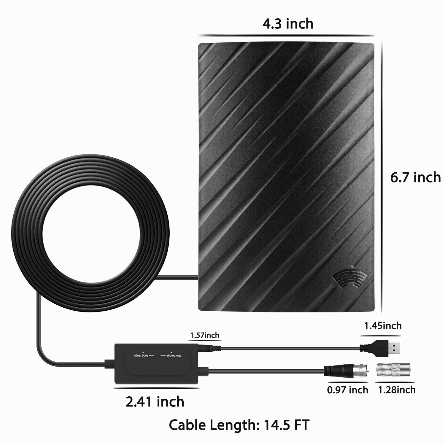 4K HDTV Signal Booster Antenna with Wide Coverage - Image 9