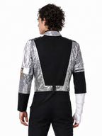 Mens Sequin Pop Star Military Jacket - Image 2