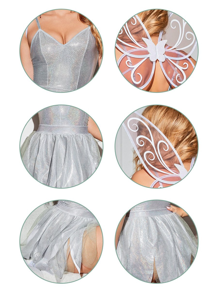 Womens 2 Piece Forest Fairy Costume - Image 20