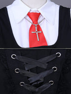Women 9 Piece Misa Amane Cosplay Costume Set - Image 11