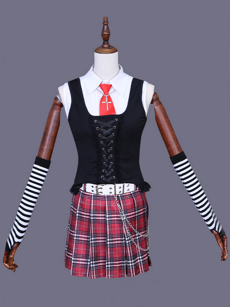 Women 9 Piece Misa Amane Cosplay Costume Set - Image 6