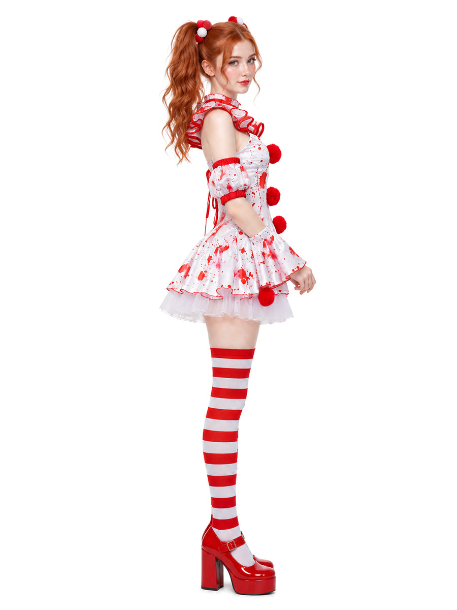 Women Bloody Clown Costume - Image 4