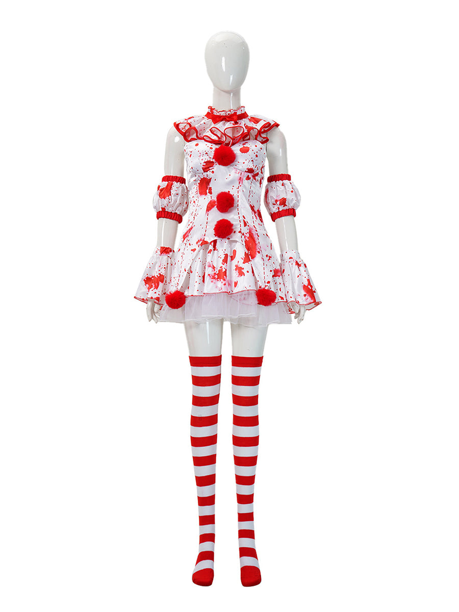 Women Bloody Clown Costume - Image 6