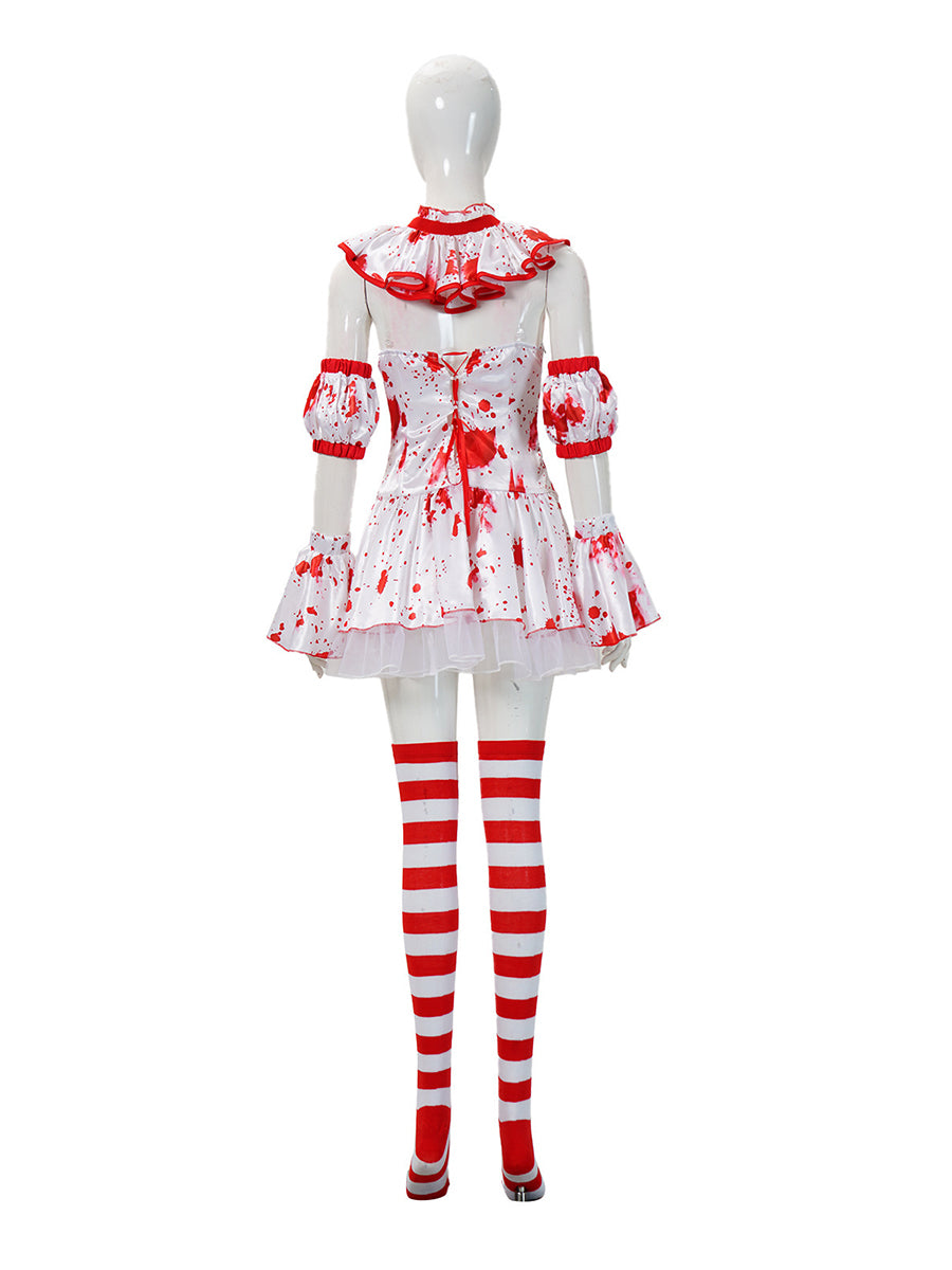 Women Bloody Clown Costume - Image 7