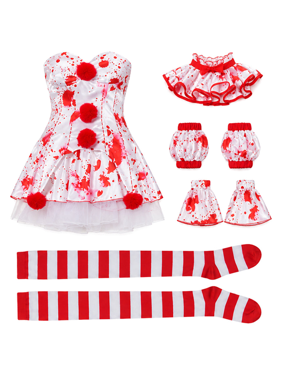 Women Bloody Clown Costume - Image 8