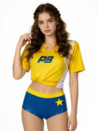 Women 2 Piece Cheerleader Costume - Image 3