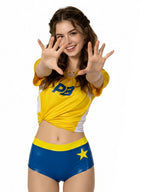 Women 2 Piece Cheerleader Costume - Image 4