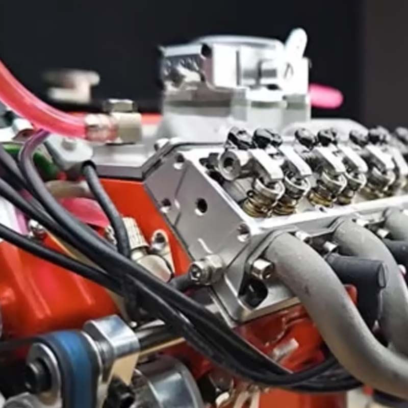 CNC Metal V8 Engine Model Kit CDI Ignition - Image 10
