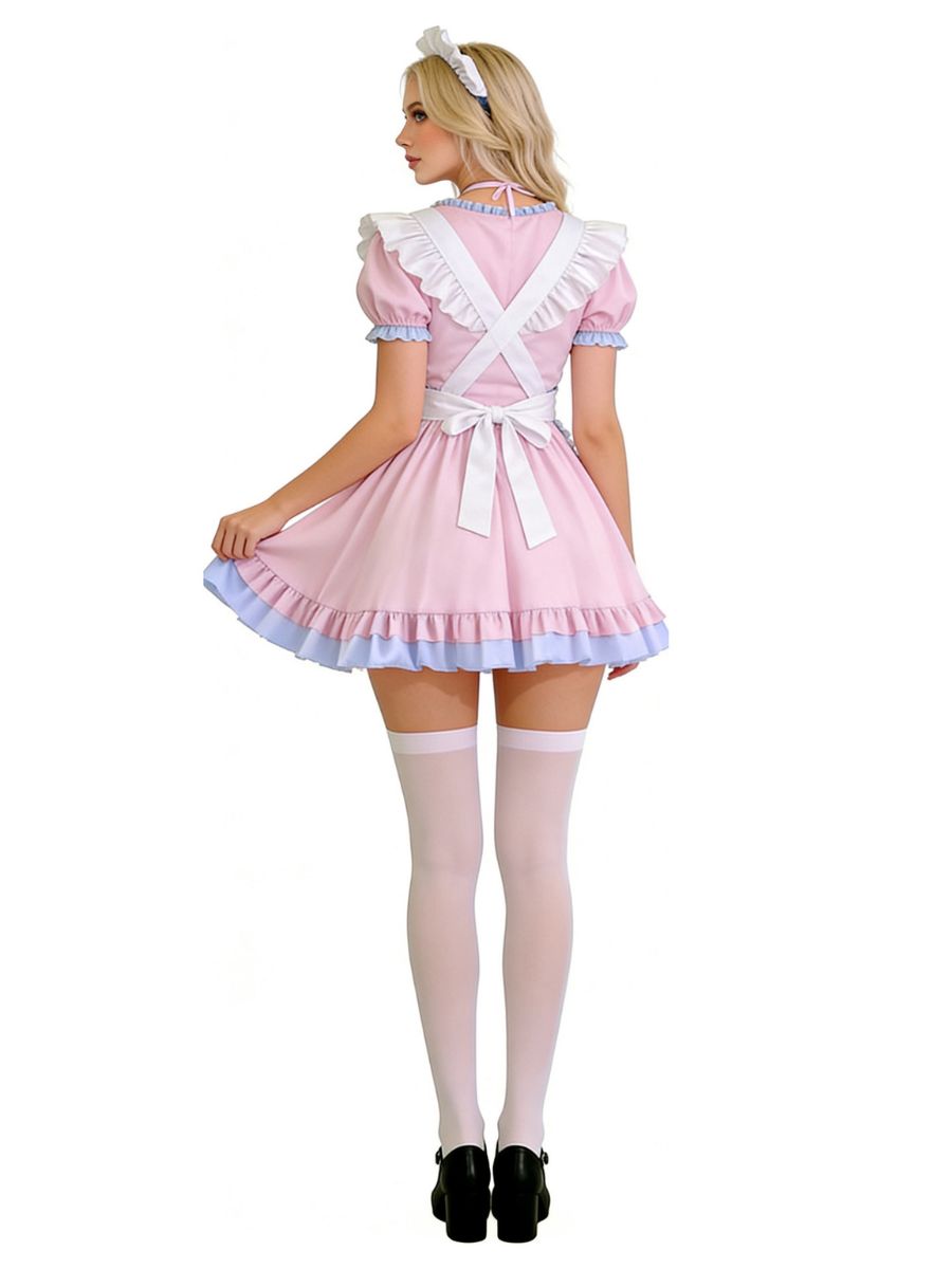 Women 3 Piece Maid Costume Sweet Lolita - Image 2