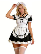Women 3 Piece Maid Costume Sweet Lolita - Image 14