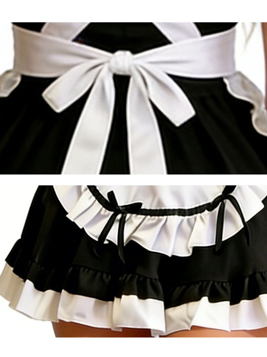 Women 3 Piece Maid Costume Sweet Lolita - Image 15