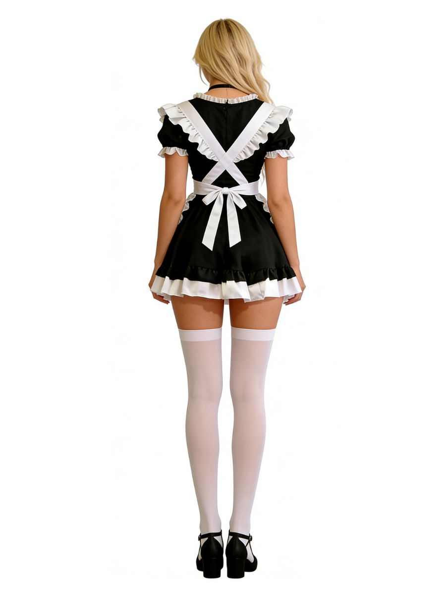 Women 3 Piece Maid Costume Sweet Lolita - Image 9