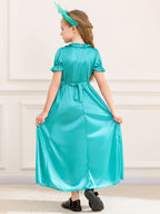 Girls Women 2 Piece Statue of Liberty Costume - Image 2
