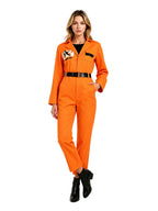 Adult Unisex Prison Jumpsuit Costume - Image 4