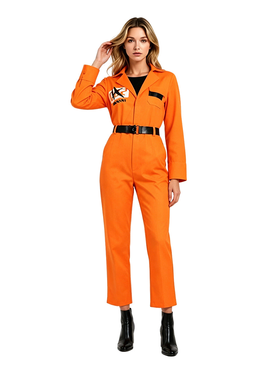 Adult Unisex Prison Jumpsuit Costume - Image 5