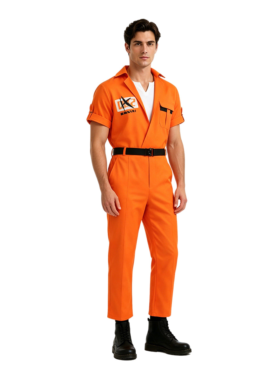 Adult Unisex Prison Jumpsuit Costume - Image 7