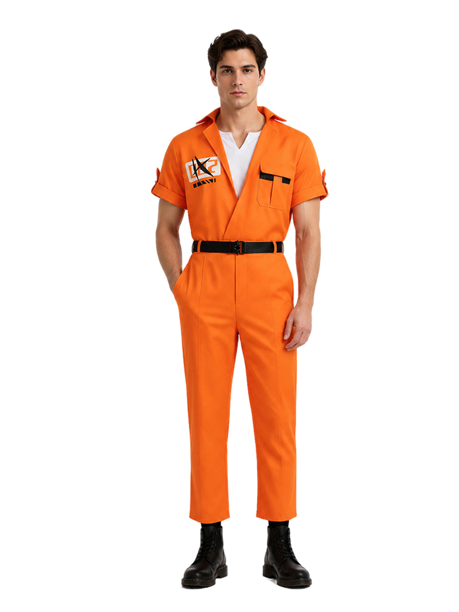 Adult Unisex Prison Jumpsuit Costume - Image 8