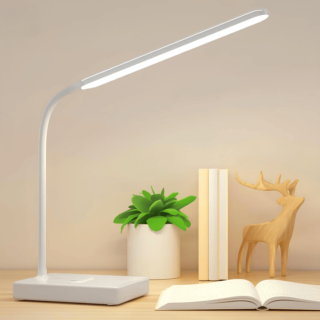USB Rechargeable Desk Lamp Flexible Arm with Dimmable Multi-Color Lighting - Image 2