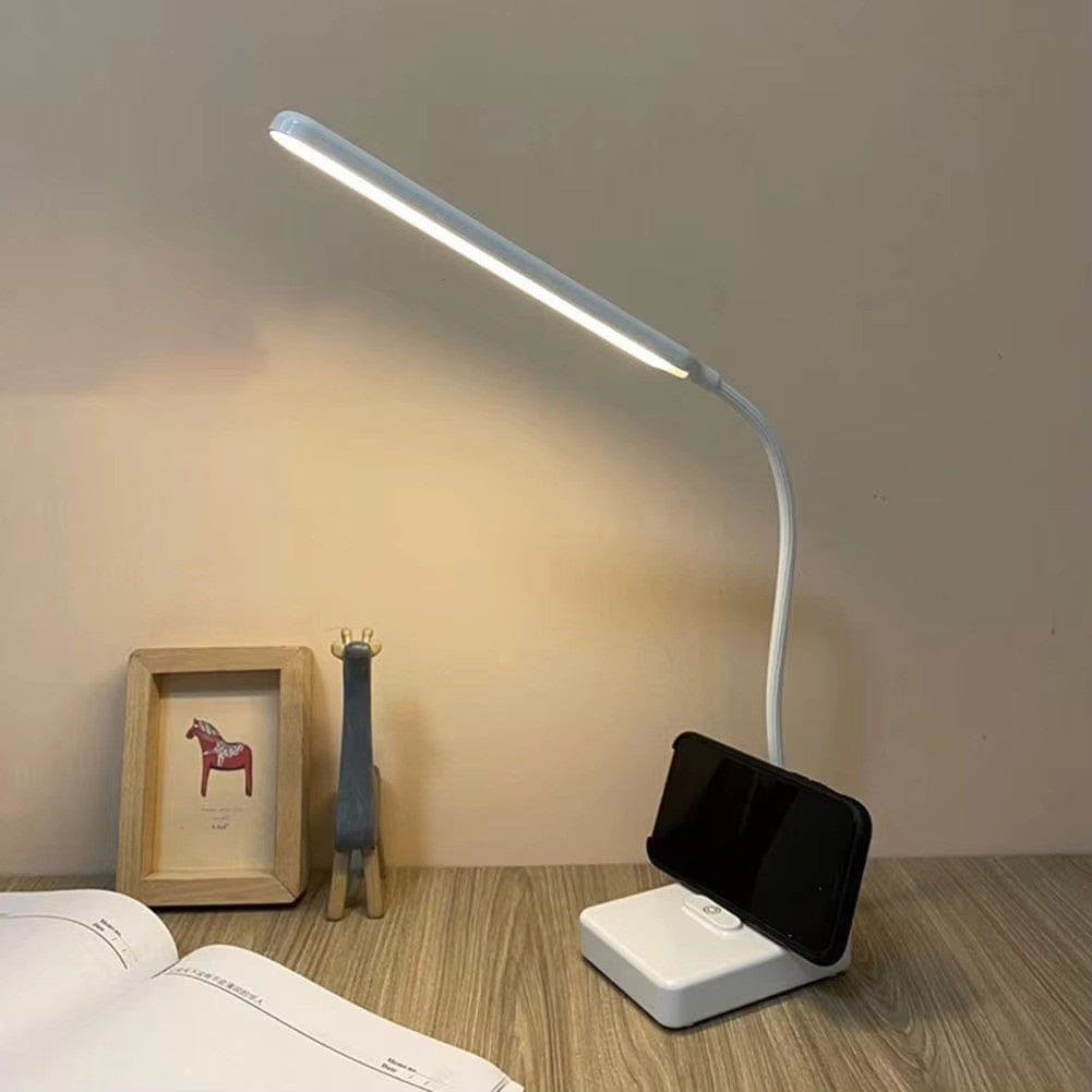 USB Rechargeable Desk Lamp Flexible Arm with Dimmable Multi-Color Lighting - Image 8